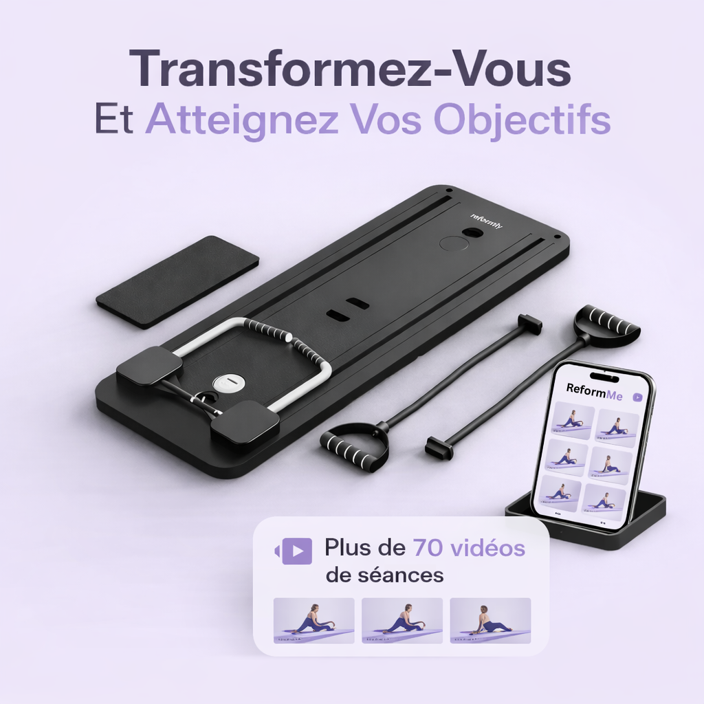 Planche pilates à domicile - Reformme